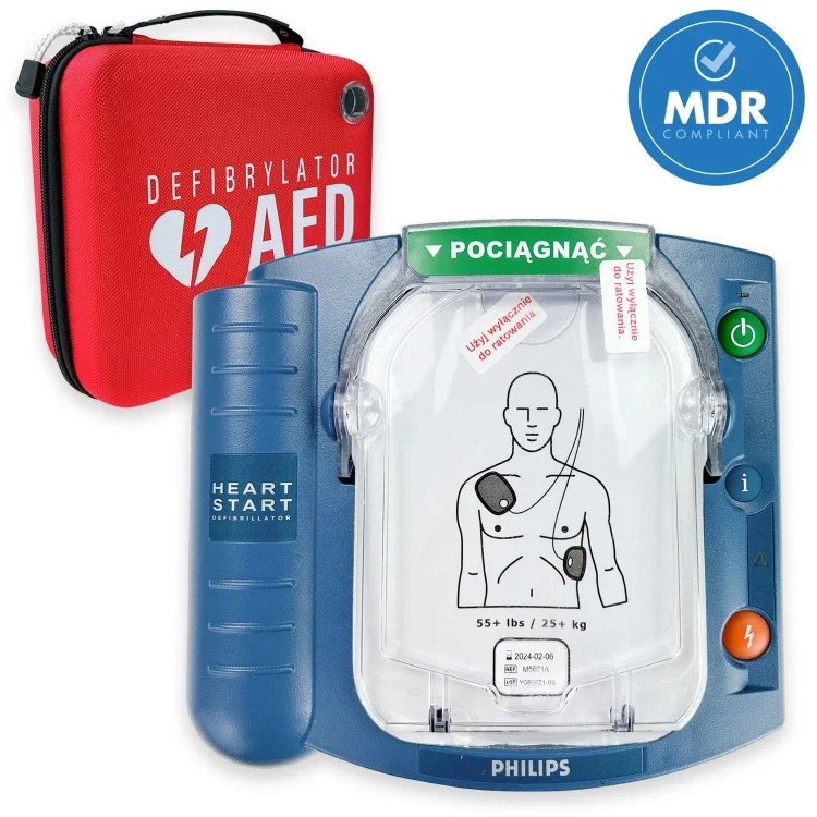 Defibrylator AED Philips HS1 w torbie Slim