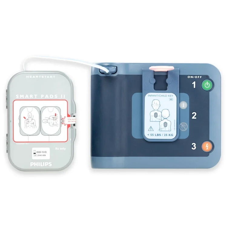Defibrylator z kluczem pediatrycznym Philips FRx